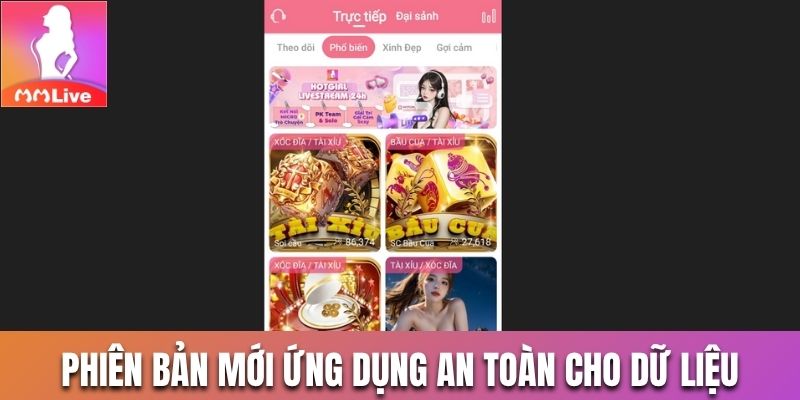 Phiên bản mới ứng dụng an toàn cho dữ liệu