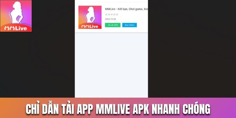 Tải app MMLive APK